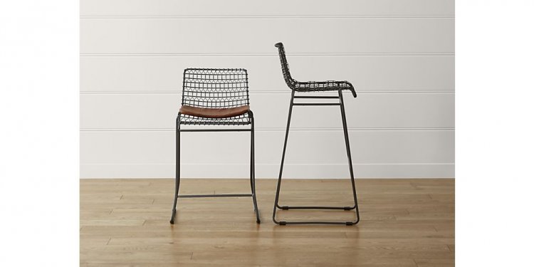 Tig metal bar stool crate and