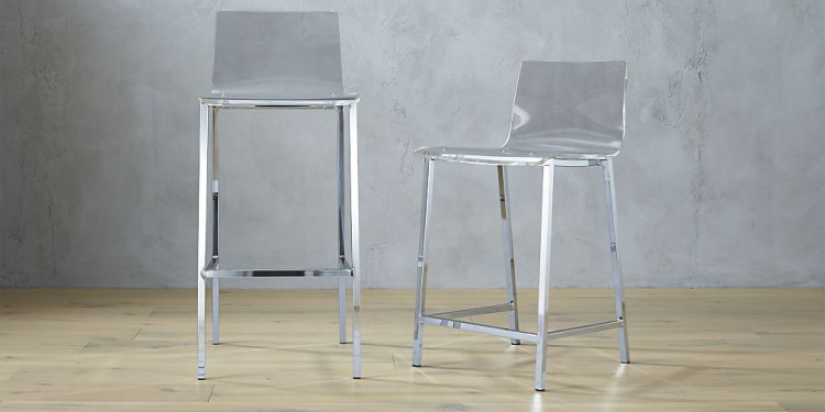 Vapor acrylic bar stools | CB2