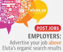 Advertise your jobs on Eluta.ca